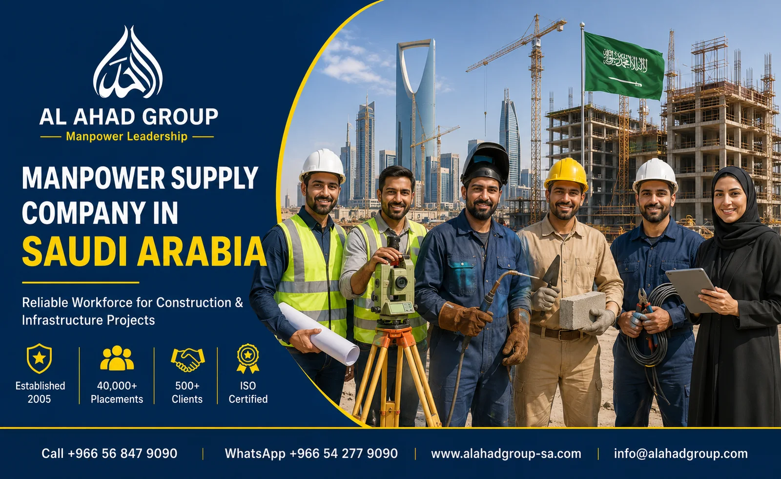 فريق مجموعة الأحد لدعم توريد القوى العاملة لأصحاب الأعمال في الرياض بالمملكة العربية السعودية